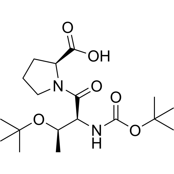 N-(tert-Butoxycarbonyl)-O-(tert-butyl)-<em>L</em>-threonyl-<em>L</em>-proline