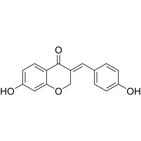 7-Hydroxy-3-(4-hydroxybenzylidene)chroman-4-one Chemical Structure