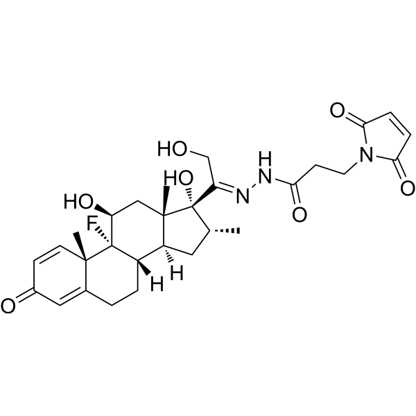 DEX-maleimide Chemical Structure