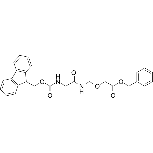 Fmoc-Gly-NH-CH2-O-CH2-Cbz Chemical Structure
