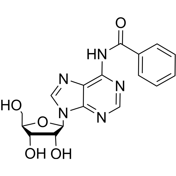 N6-Benzoyl-9-β-D-arabinofuranosyladenine Chemical Structure