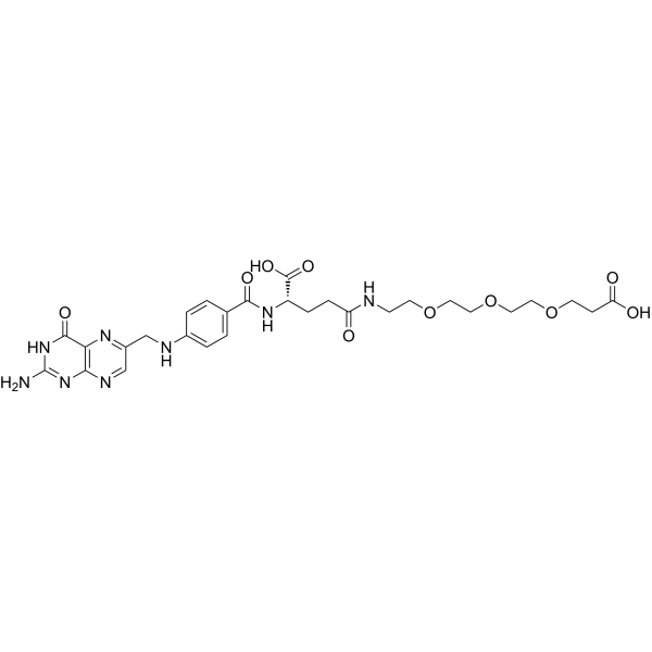 Folate-PEG3-C2-acid Chemical Structure