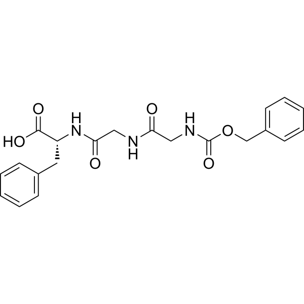 N-Cbz-glycyl-glycyl-D-phenylalanine Chemical Structure