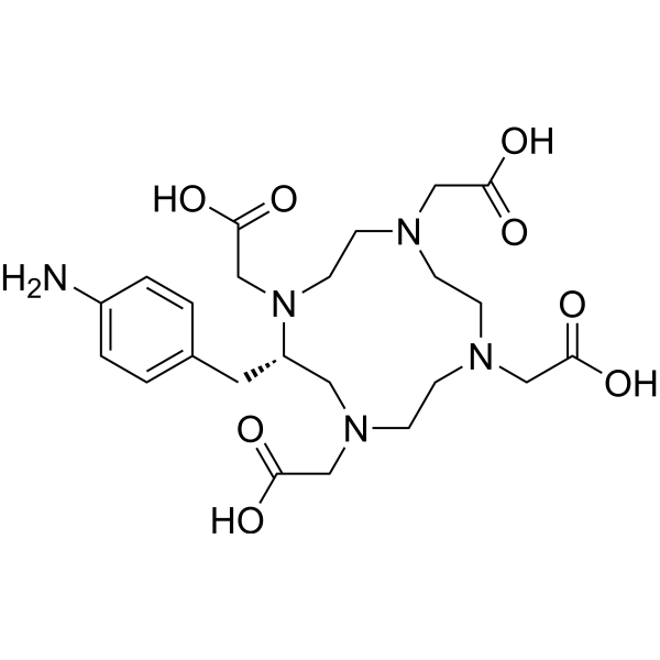 p-NH2-Bn-DOTA Chemical Structure