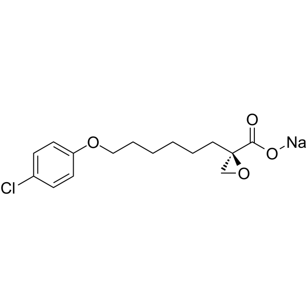 Etomoxir sodium salt Chemical Structure