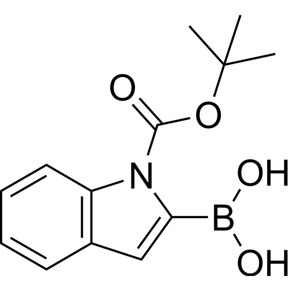 N-Boc-indole-2-boronic acid Chemical Structure