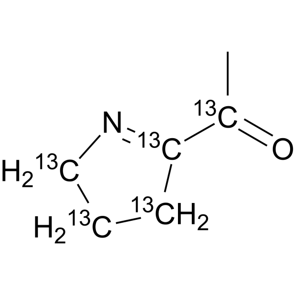 2-Acetyl-1-pyrroline-13C<em>5</em>