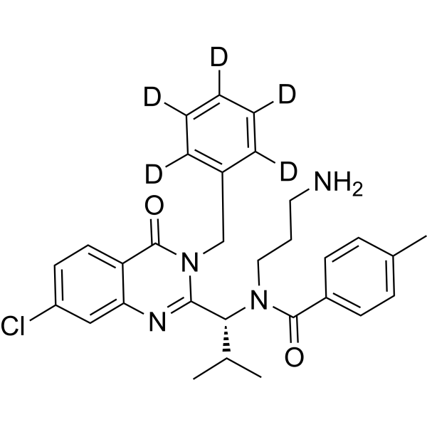Ispinesib-d<sub>5</sub> Chemical Structure