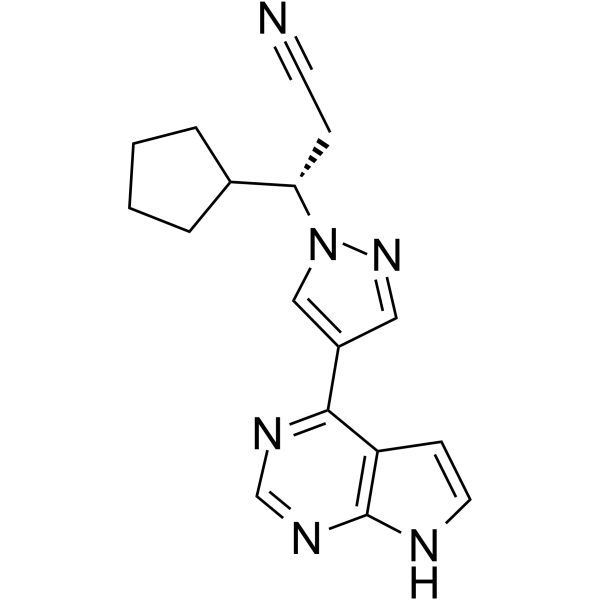 Ruxolitinib (S enantiomer) Chemical Structure