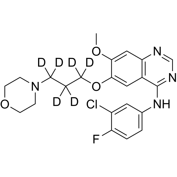 Gefitinib-d6 Chemical Structure