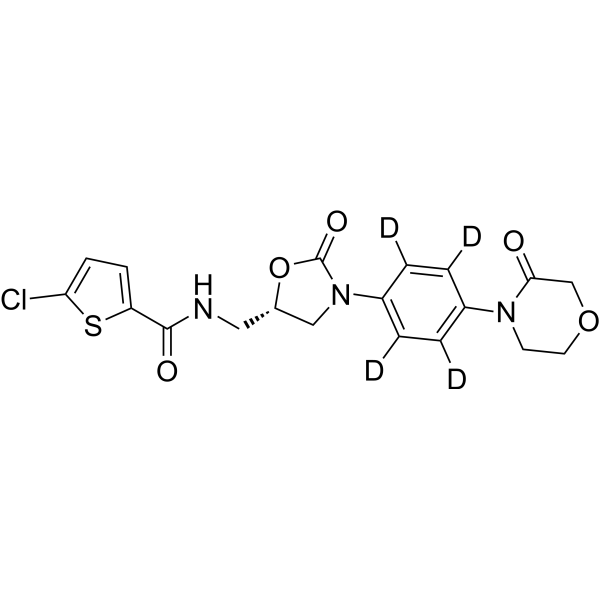 Rivaroxaban-d4 Chemical Structure