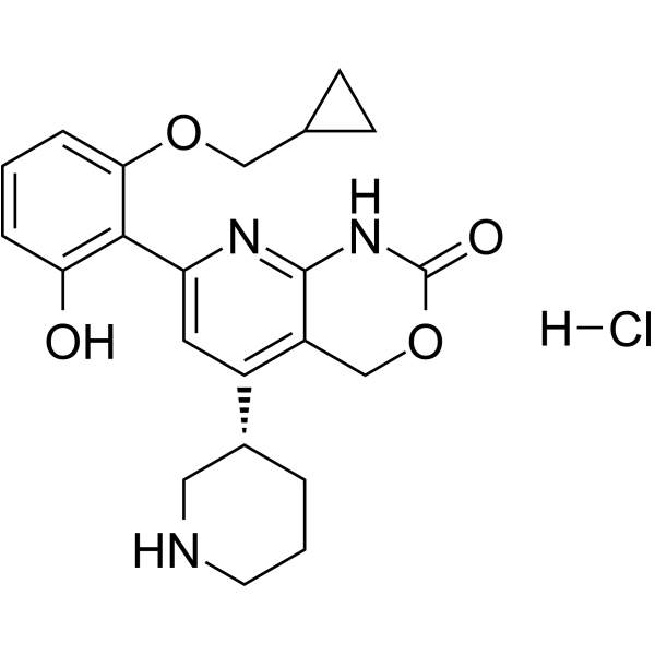Bay 65-1942 hydrochloride Chemical Structure