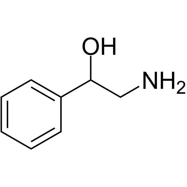 2-Amino-1-phenylethanol Chemical Structure