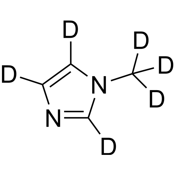 1-Methylimidazole-d<sub>6</sub> Chemical Structure