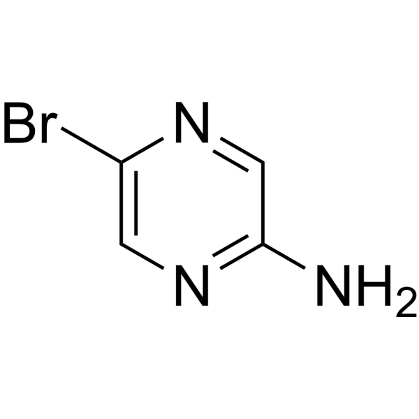 2-Amino-5-bromopyrazine Chemical Structure