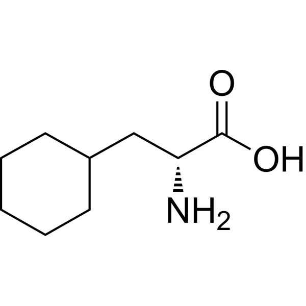 (R)-2-amino-3-cyclohexylpropanoic acid Chemical Structure