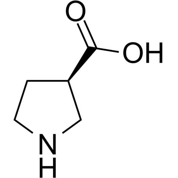 (R)-Pyrrolidine-3-carboxylic acid Chemical Structure