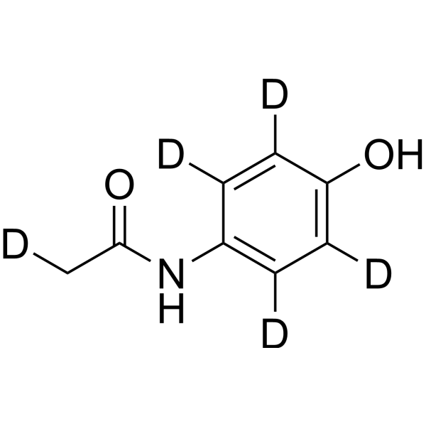 Acetaminophen-d<sub>5</sub> Chemical Structure