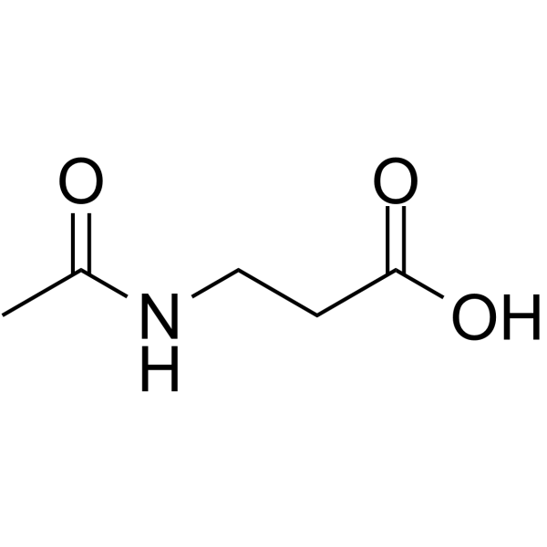 Ac-β-Ala-OH Chemical Structure