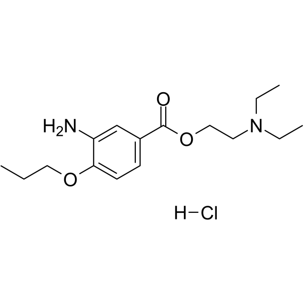 Proparacaine Hydrochloride Chemical Structure