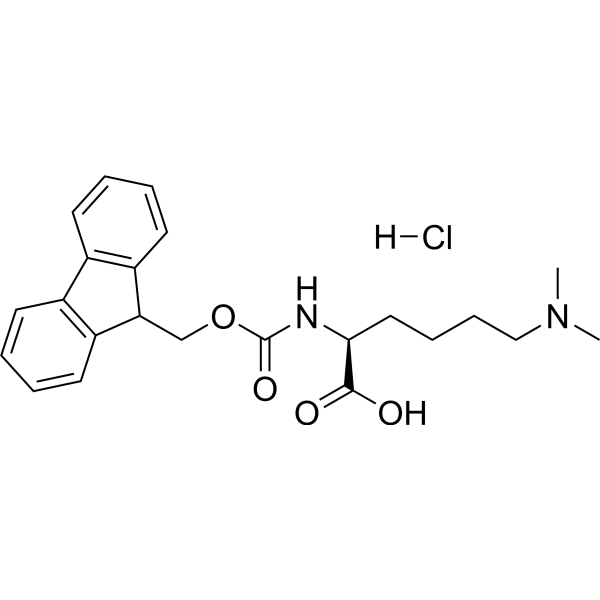 Fmoc-Lys(Me)2-OH hydrochloride Chemical Structure
