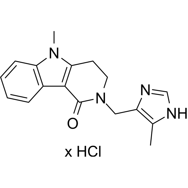 Alosetron (Hydrochloride(1:X)) Chemical Structure