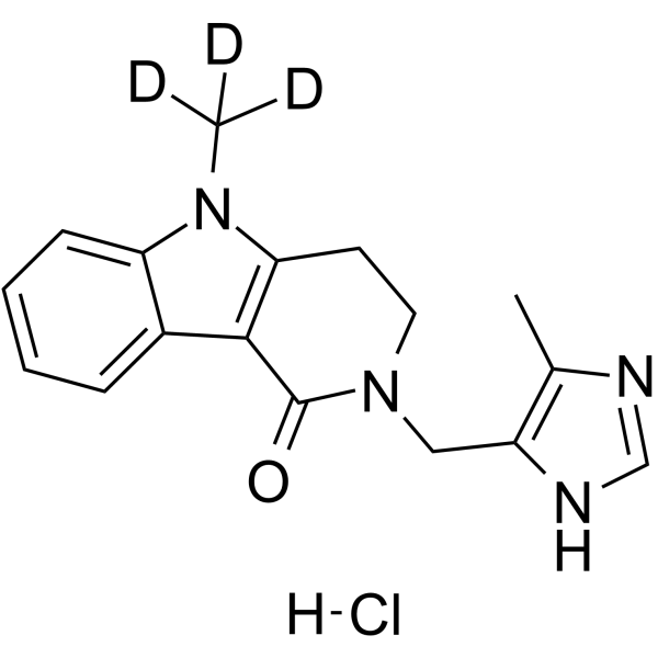 Alosetron D3 Hydrochloride Chemical Structure