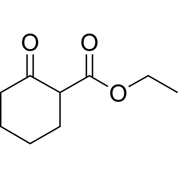Ethyl 2-oxocyclohexanecarboxylate Chemical Structure