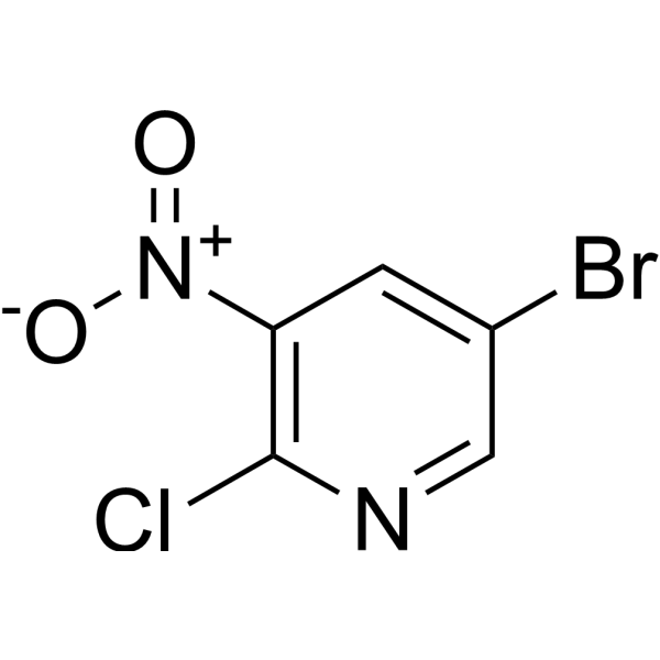 5-Bromo-2-chloro-3-nitropyridine Chemical Structure