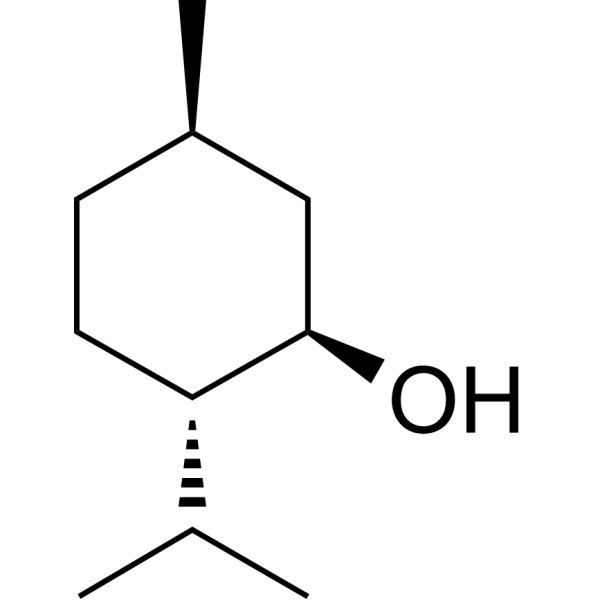 (-)-Menthol Chemical Structure