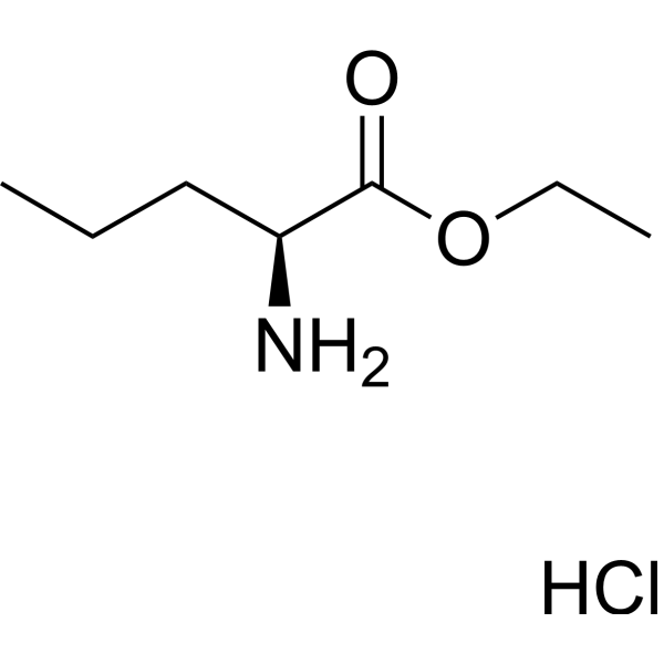 L-Norvaline ethyl ester HCl Chemical Structure