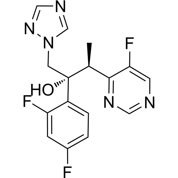Voriconazole Chemical Structure