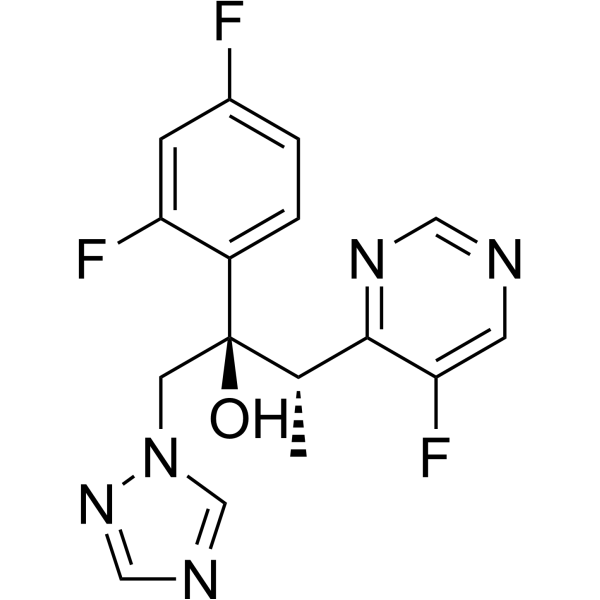 Voriconazole (Standard) Chemical Structure