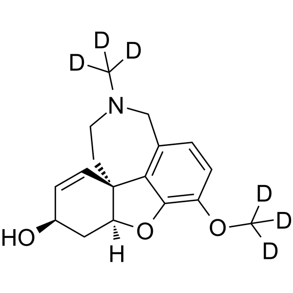 Galanthamine-d<sub>6</sub> Chemical Structure