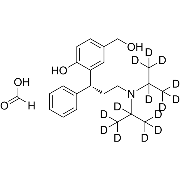 5-Hydroxymethyl Tolterodine-d14 formate