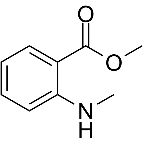 Methyl N-methylanthranilate Chemical Structure