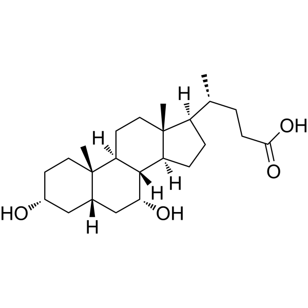 Chenodeoxycholic Acid Chemical Structure