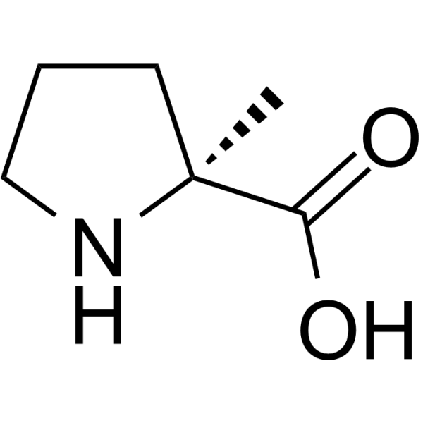 (S)-2-Methylpyrrolidine-2-carboxylic acid Chemical Structure