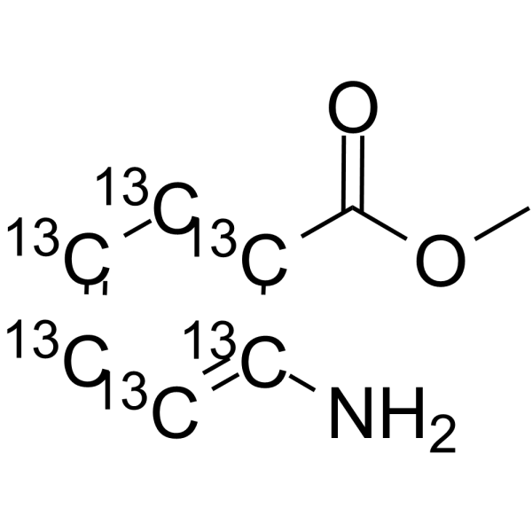 Methyl anthranilate-13C6 Chemical Structure