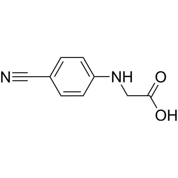 N-(4-Cyanophenyl)glycine Chemical Structure