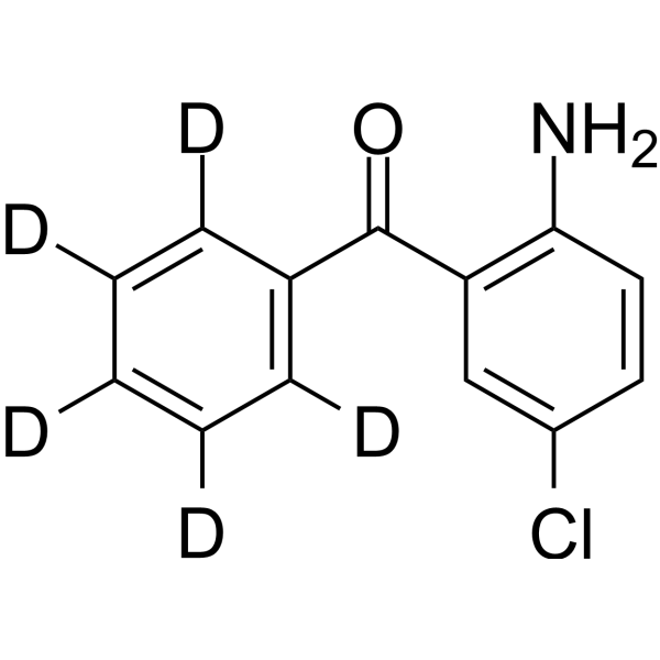 <em>2</em>-Amino-<em>5</em>-Chlorobenzophenone-d<em>5</em>