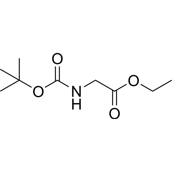 Ethyl (tert-Butoxycarbonyl)glycinate Chemical Structure