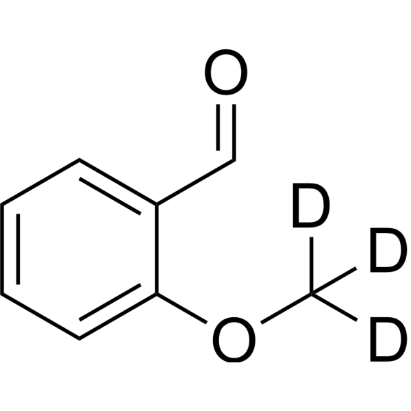 2-Methoxybenzaldehyde-d<sub>3</sub> Chemical Structure