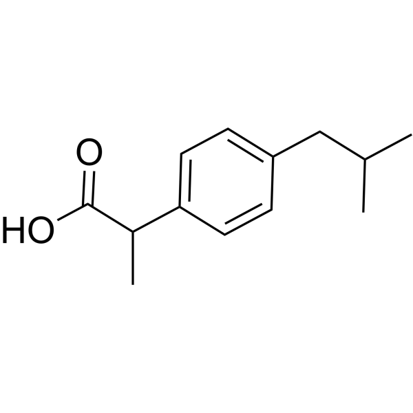 Ibuprofen ((±)-Ibuprofen) COX-1 阻害剤 MedChemExpress