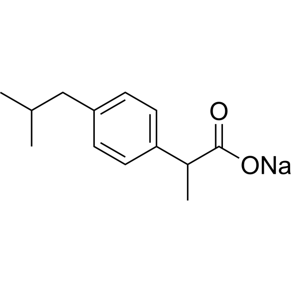 Ibuprofen sodium Chemical Structure