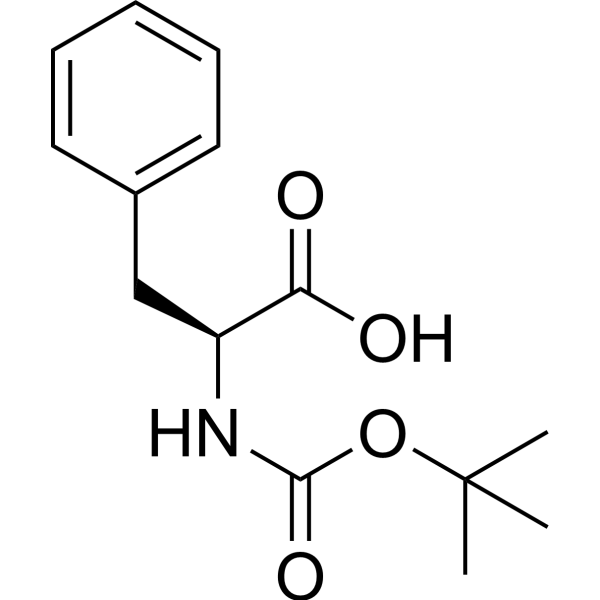 Boc-L-phenylalanine Chemical Structure