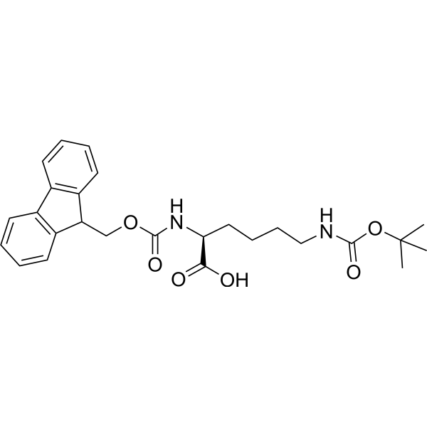 Fmoc-L-Lys (Boc)-OH Chemical Structure