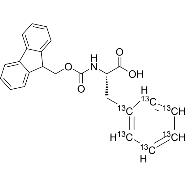 Fmoc-Phe-OH-13C6 Chemical Structure