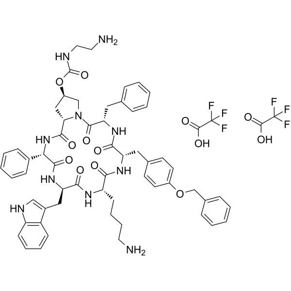 Pasireotide ditrifluoroacetate Chemical Structure