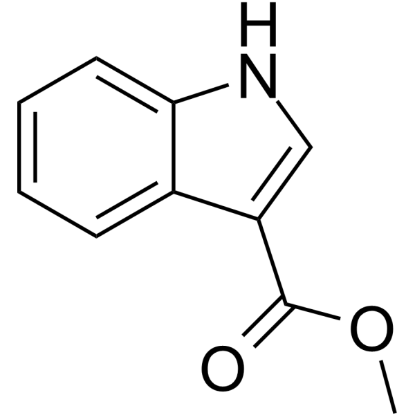Methyl indole-3-carboxylate Chemical Structure